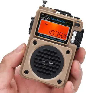 Radio, Bluetooth Speaker Support MicroSD Card, FM MW WB Shortwave Receiver with NOAA Alerts and Sleep Timer, Rechargeable Retro Digital Radios with Backlit and Alarm for Camping HRD701 Radio, Bluetooth Speaker Support MicroSD Card, FM MW WB Shortwave Receiver with NOAA Alerts and Sleep Timer, Rechargeable Retro Digital Radios with Backlit and Alarm for Camping HRD701