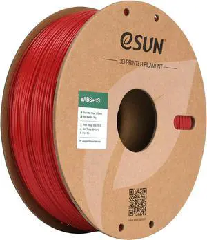 eSUN High Speed ABS+ Filament 1.75mm, Excellent Layer Adhesion 3D Printer Filament Speedy ABS Plus for Fast Printing, 1KG Spool (2.2 LBS) 3D Printing Filament for 3D Printers, Fire Engine Red eSUN High Speed ABS+ Filament 1.75mm, Excellent Layer Adhesion 3D Printer Filament Speedy ABS Plus for Fast Printing, 1KG Spool (2.2 LBS) 3D Printing Filament for 3D Printers, Fire Engine Red