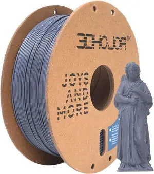 PLA Pro (Plus) Filament 1.75mm, 3D Printer Filament PLA+, Cardboard Spool 3D Printing Filament, Dimensional Accuracy +/- 0.03 mm, Grey, 1kg