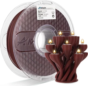 AMOLEN Wood PLA 3D Printer Filament 1.75mm Dry Rosewood 15% Wood Fiber 1KG AMOLEN Wood PLA 3D Printer Filament 1.75mm Dry Rosewood 15% Wood Fiber 1KG