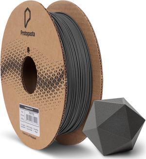 Protopasta Ferromagnetic Iron PLA 3D Printer Filament | ProtoPlant Metal-Filled PLA Plastic Printer Filament with 45% Metal | Patina Friendly Metal Composite Filament | 500g Metallic Spool