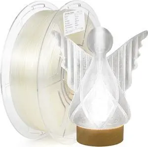 iSANMATE High Speed PLA Transparent 3D Printer Filament, Clear PLA Filament 1.75mm Designed for High Speed 30-300mm/s, Fast Printing Speed PLA, Dimensional Accuracy ±0.02mm, 1kg Spool (2.2lbs)