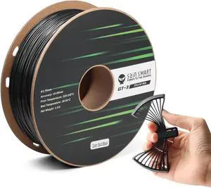 SainSmart TPU Filament 1.75mm, GT-3 Black Flexible 3D Printer Filament for High-Speed Printing 500mm/s, 2.2 LBS (1KG) Spool, Dimensional Accuracy +/- 0.04mm