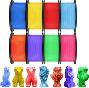 Pangda 3D Printer Filament Bundle 1.75mm Multicolor Matte or Silk PLA Filament 3D Printing Material for Halloween Thanksgiving Day Christmas Easter Holiday Crafting Decorations(Dazzling Color) Pangda 3D Printer Filament Bundle 1.75mm Multicolor Matte or Silk PLA Filament 3D Printing Material for Halloween Thanksgiving Day Christmas Easter Holiday Crafting Decorations(Dazzling Color)