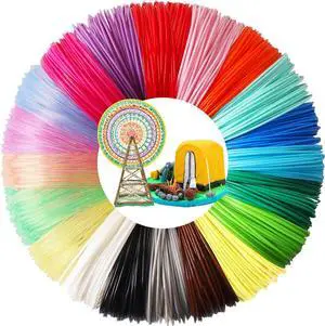 3D Pen PLA Filament Refills, 20 Colors, 20 Feet Each Color, Total 400 Feet by TTYT3D, Support for All 1.75mm 3D Printer and 3D Pen, Not Fit for 3Doodler Pen 3D Pen PLA Filament Refills, 20 Colors, 20 Feet Each Color, Total 400 Feet by TTYT3D, Support for All 1.75mm 3D Printer and 3D Pen, Not Fit for 3Doodler Pen