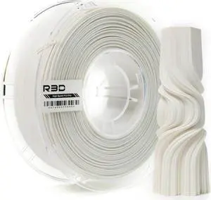 R3D High Speed PLA Pro Filament 1.75mm 1KG, 3D Printer Filament for 30-600 mm/s High-Speed Printing, Dimensional Accuracy +/- 0.02 mm, Plastic Spool, Compatible with AMS (White)
