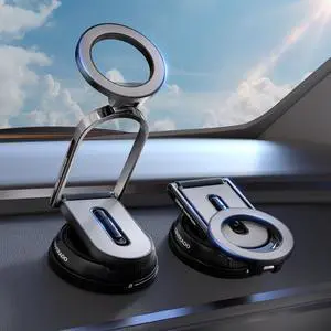 Coverado for Magsafe Car Mount, Magnetic Car Phone Holder, 360° Rotation Strong Magnet Car Phone Mount Dash Cell Phone Holders for Your Car, Suction Cup Phone Mount for iPhone 16/15/14/13(1 Pack)