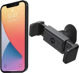 Mighty Mount Simpl Grip Dash Mount Phone Holder for Car - One Touch Dashboard Car Phone Holder Mount - Quick-Grip Car Mount for Phone Compatible with iPhone and Androids, Black car Phone Holder Mount