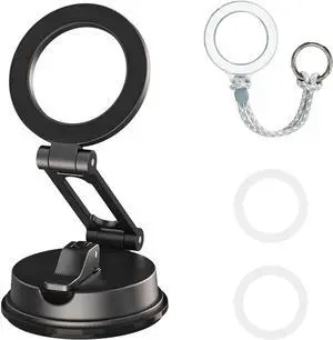Magnetic Car Phone Mountwith Magnetic Phone Lanyard with Ring Holder
