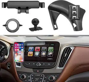 APESER Compatible with Chevy Malibu Phone Holder Mount 2017-2022 for Car Air Vent,Malibu Cell Phone Mount Anti-Shake,9th Gen Malibu Phone Holder Mount-360 Degree Rotation Malibu Vent Phone Stand,Black