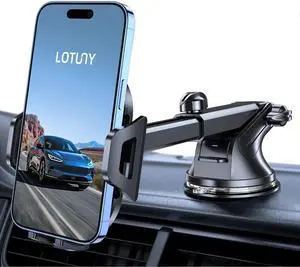 Phone Holders for Your Car Upgraded Car Phone Holder Mount Hands Free Universal Automobile Cradle for Dashboard Windshield Compatible with iPhone  Google and All Phones