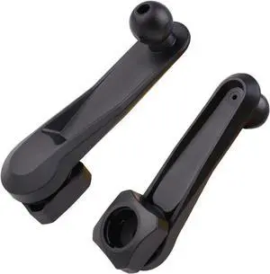 ThtRht 2 Pack 17mm Ball Joint Extension Arm Female to Male Head Dead Angle Adapter Bracket Extender Rotating Rod for Car Air Outlet Vent Phone Stand GPS Mount Holder Dash Camera Handle Hook Clamp