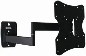 INLAND ProHT Articulating TV Wall Mount Full Motion (05329) for TV Flat Panel Monitor 23'' to 42,Tilt 15°Swivel 90°,VESA up to 200x200,Cold-Rolled Steel Material, Max Load 55 Lbs, Black INLAND ProHT Articulating TV Wall Mount Full Motion (05329) for TV Flat Panel Monitor 23'' to 42,Tilt 15°Swivel 90°,VESA up to 200x200,Cold-Rolled Steel Material, Max Load 55 Lbs, Black