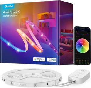 32.8ft RGBIC LED Strip Lights Work with Alexa and Google Assistant 32.8ft RGBIC LED Strip Lights Work with Alexa and Google Assistant