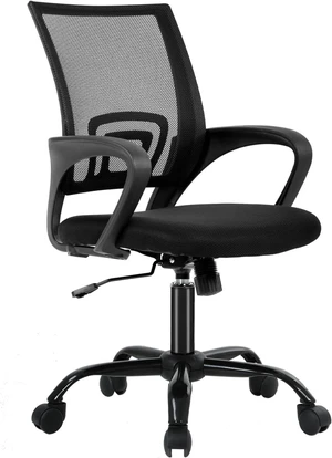 | Ergonomic Office Chair | Black | Pack of 1 | Mesh Desk Chair | Ergonomic Office Chair | Black | Pack of 1 | Mesh Desk Chair