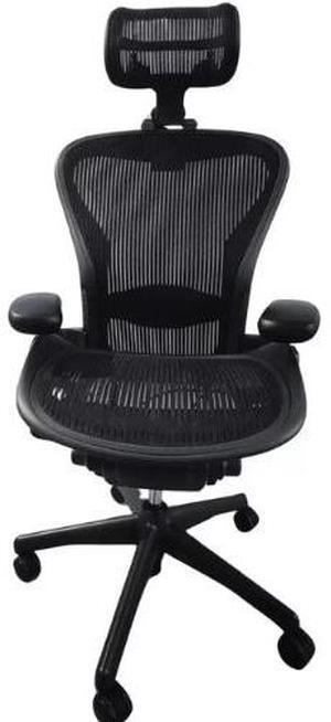 Herman Miller Aeron Chair Size B Fully Loaded w/ Headrest and Lifetime Warranty