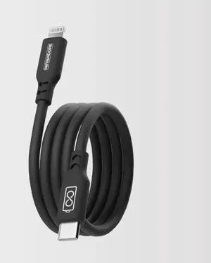 InfinaCore: Silicone Lightning Charging Cable 60W for iPhone, iPad Black