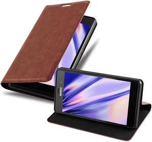 Case for Sony Xperia Z3 Protective Book Cover with magnetic closure, standing function and card slot