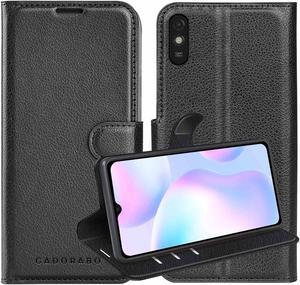 Case four Xiaomi RedMi 9A  RedMi 9AT  Protective cover with magnetic closure standing function and card slot