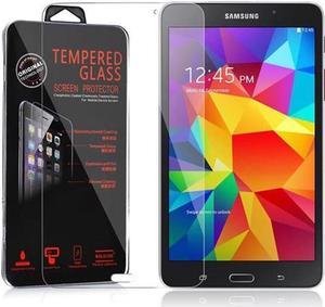 Protection Film four Samsung Galaxy Tab 4 (7 Zoll) - Tempered Glass Screen Protector Display in 9H hardness with 3D touch
