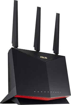 ASUS RT-AX86U Pro (AX5700) Dual Band WiFi 6 Extendable Gaming Router, 2.5G Port, Gaming Port, Mobile Game Mode, Port Forwarding, Subscription-Free Network Security, VPN, AiMesh Compatible