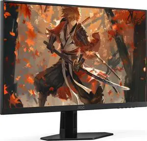 AOC Q27G4XNE 27" Widescreen Gaming Monitor - QHD 2560x1440, 180 Hz, 0.5 ms MPRT, Adaptive Sync, VA Panel, HDR Ready, 16:9 Aspect Ratio, Flicker-Free, VESA Mount