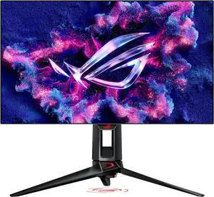 ASUS ROG Swift OLED 27 1440P Gaming Monitor (PG27AQDP) - QHD, 480Hz, 0.03ms, G-SYNC Compatible, Custom Heatsink, AI Gaming, DisplayHDR400 True Black, 10-bit, 99% DCI-P3, DisplayWidget