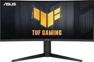 ASUS TUF Gaming VG34VQL1B 34" Curved HDR Monitor, WQHD (3440 x 1440), 165Hz, 1ms, Extreme Low Motion Blur, FreeSync Premium, Eye Care, 2 x DisplayPort 2 x HDMI USB, Height Adjustable, DisplayHDR 400