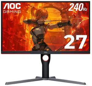 AOC Q27G3Z 27" 2K QHD (2560 x 1440) 240Hz Gaming Monitor, G-Sync Compatible; HDR; HDMI DisplayPort; 3-Sided Frameless AOC Q27G3Z 27" 2K QHD (2560 x 1440) 240Hz Gaming Monitor, G-Sync Compatible; HDR; HDMI DisplayPort; 3-Sided Frameless