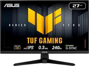 ASUS 27" 240Hz Fast IPS Gaming Monitor FreeSync Premium & G-Sync Compatible sRGB 99% TUF Gaming VG279QM5A ASUS 27" 240Hz Fast IPS Gaming Monitor FreeSync Premium & G-Sync Compatible sRGB 99% TUF Gaming VG279QM5A