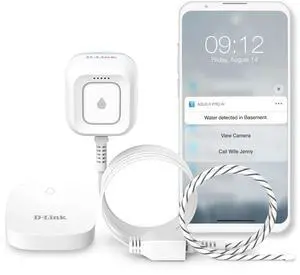 D-Link Expandable Smart Wi-Fi Water Leak Sensor Starter Kit - SW-A11KT