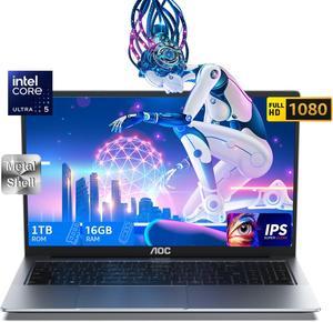 ACEMAGIC AI Laptop, 16.1-inch FHD Display Laptop Computer with Intel Core Ultra5 125U, 16GB DDR5 1TB SSD, Gaming Laptop with Backlit Keyboard, Support WiFi 6, Type_C, BT5.2, One-click with Copilot