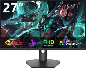 Sealan 27 Inch Gaming Monitor,Full HD(1920x1080P) VA Panel  240Hz Refresh Rate Computer Monitor with Blue Light Filter,for Gaming & Office(DP,HDMI) - Wall Mountable