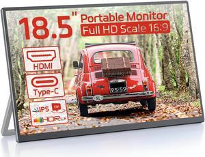 LiteVis 18.5" Portable Monitor 1080P FHD Display HDMI 2*Type C 100% sRGB