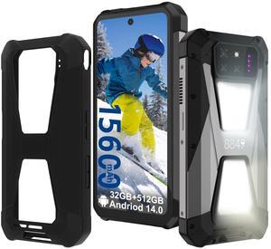 8849 Tank 3s Rugged Smartphone, 6.79" 5G Outdoor Rugged Projector Phone, 32GB+512GB/1TB Expand, Waterproof Android 14 Unlocked Mobile Phones, 15600mAh Battery/OTG/GPS(Support T-Mobile&Verizon Only)