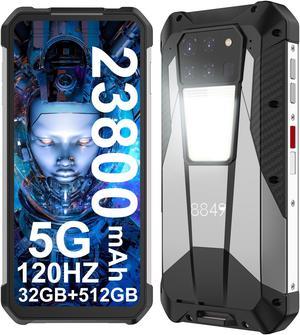8849 Tank 3 5G Rugged Smartphone, 23800mAh 6.79" Outdoor Cell Phone Unlocked, 16GB+512GB,  Waterproof Android 13 Mobile Phones, 200MP Main Camera Dual SIM (Support T-Mobile & Verizon Only)