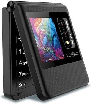 Logic Z1L 4G Dual Screen Flip Phone |Camera VGA & LED Flash, USB Type C