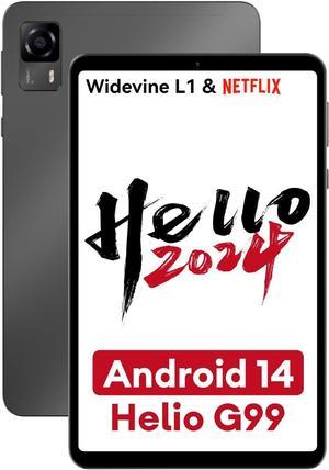 Headwolf 2024 New Arrival FPad5 8.4'' IPS Android 14 Tablet, Helio G99 Octa Core Tablet, FHD 1920 * 1200 Display Tablet, 16GB RAM + 128GB ROM, Widevine L1, 5500mAh, 13MP+8MP, 2.4/5G WiFi GPS Tablet