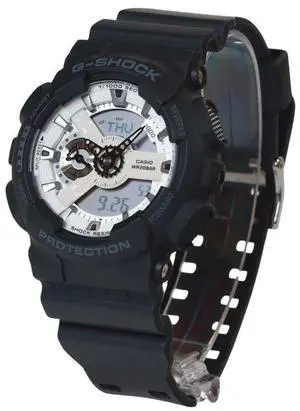 Casio G-Shock White Dial Sports Quartz 200M Men's Watch GA-110WD-1A