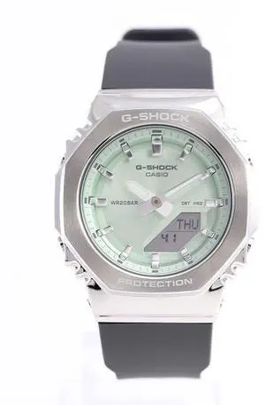 Casio G-Shock Light Green Dial Sports Quartz 200M Women's Watch GM-S2110-3A