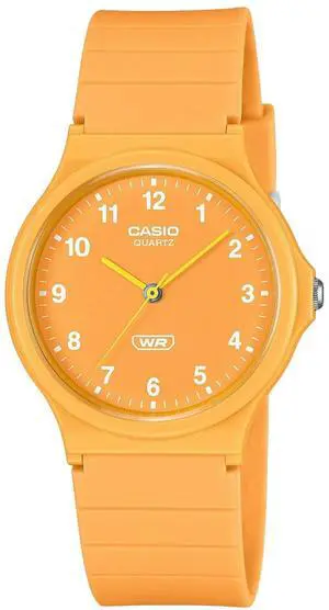 Casio POP Analog Bio Based Resin Strap Orange Dial Quartz MQ-24B-9B Unisex Watch Casio POP Analog Bio Based Resin Strap Orange Dial Quartz MQ-24B-9B Unisex Watch