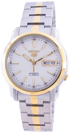 Seiko 5 Automatic White Dial SNKL84 SNKL84K1 SNKL84K Men's Watch
