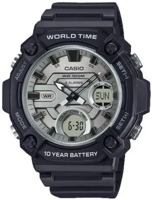 Casio Standard Silver Dial Quartz Sports 100M Men's Watch AEQ-120W-7AV