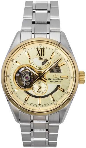 Orient Star Champagne Dial Automatic Casual 100M Men's Watch RE-AV0124G