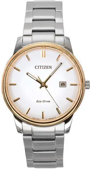 Citizen Eco-Drive Stainless Steel White Dial BM6979-74A Men's Watch