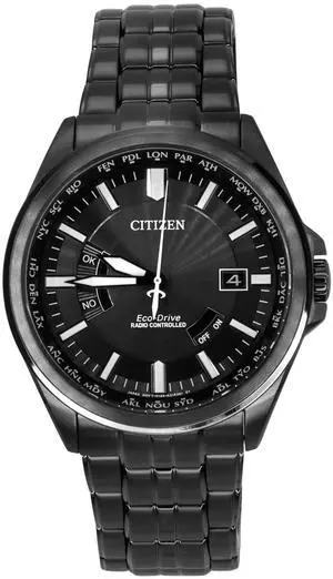 Citizen Collection Black Dial Eco-Drive Sports 100M Men's Watch CB0294-54E