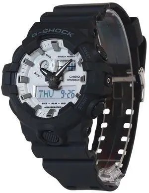 Casio G-Shock White Dial Sports Quartz 200M Men's Watch GA-700WD-1A