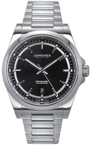Longines Conquest Black Dial Automatic Dress 100M Men's Watch L3.830.4.52.6 Longines Conquest Black Dial Automatic Dress 100M Men's Watch L3.830.4.52.6