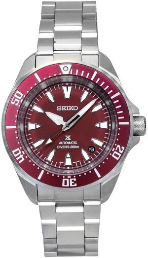 Seiko Prospex Red Dial Automatic Diver's 200M Men's Watch SRPL11K1