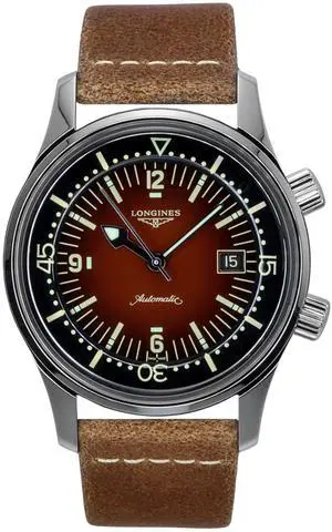 Longines Legend Diver Brown Dial Automatic 300M Men's Watch L3.774.4.60.2
